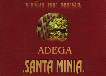 Adega Santa Minia etiqueta de vino 